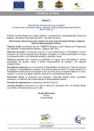 Comunicat de presa 1