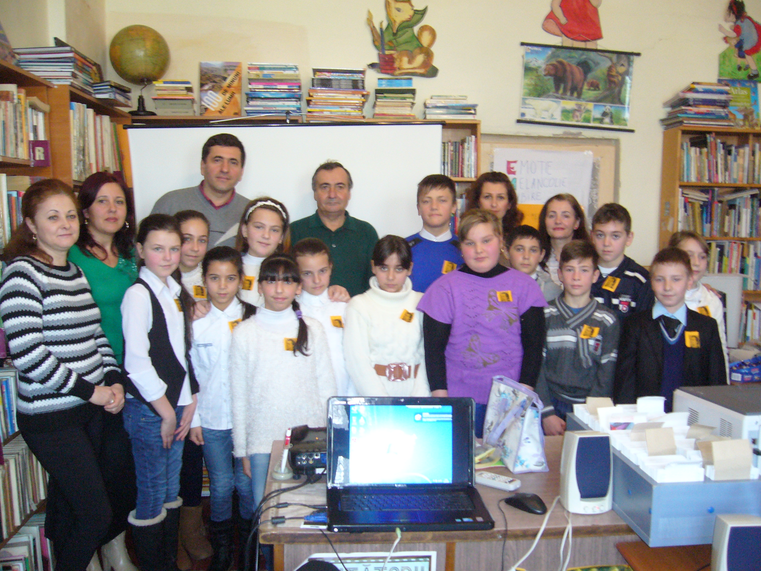 Eminescu a unit Școala Roseți și Biblioteca Județeană într-un proiect cultural