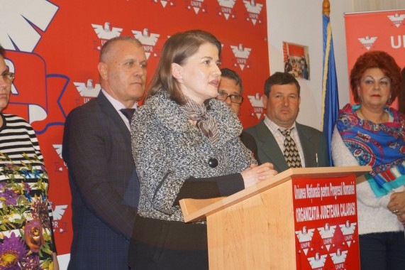 UNPR/ Elena Nicolache, prima femeie candidat la Primăria Călărași