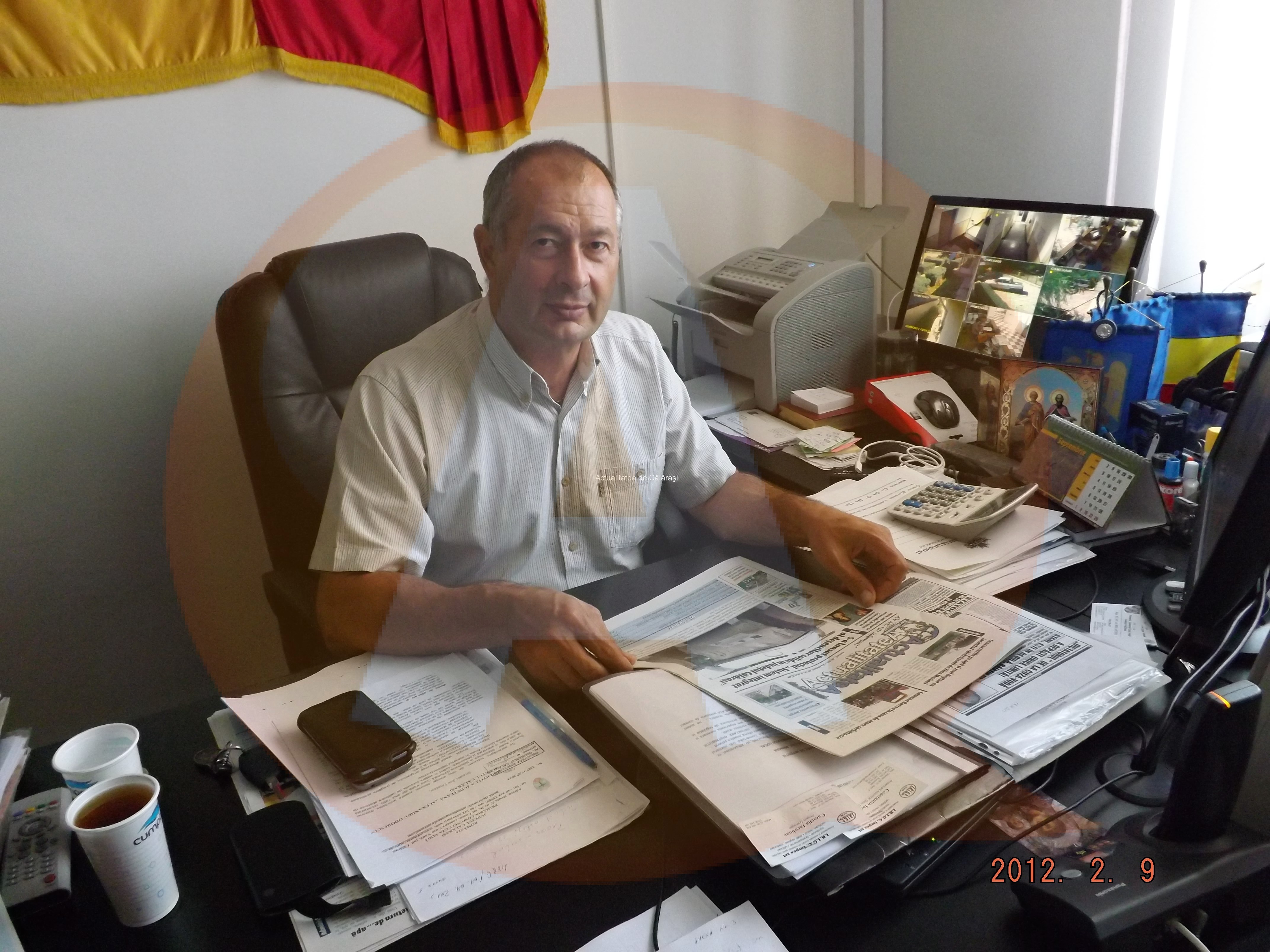 Primarul Aurel Stan/ În 8 ani, am reușit să investesc, în comuna Cuza-Vodă, bugetul pe 37 de ani