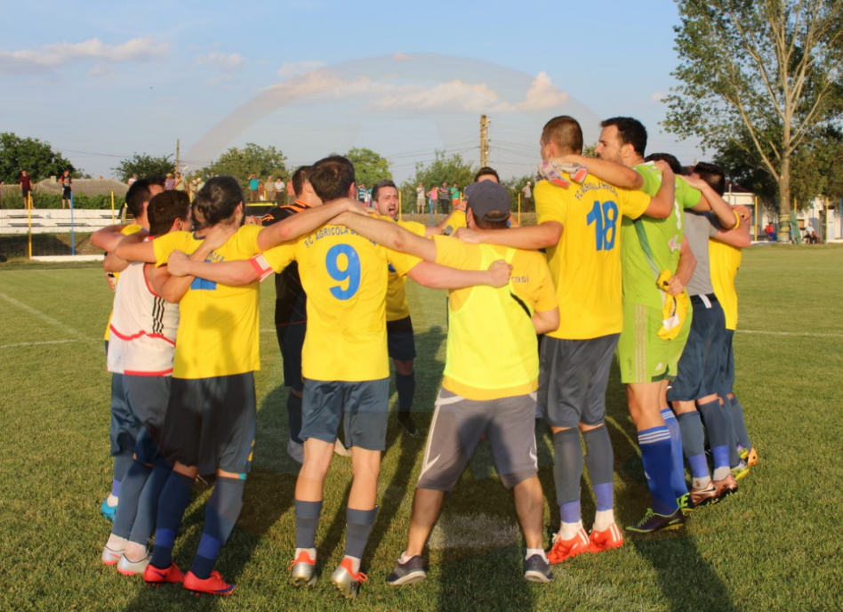 Aniel Nedelcu/ ,,Astăzi am scris istorie în fotbalul din comuna Borcea”