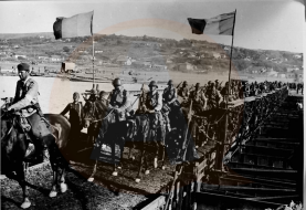 Trecerea armatei române pentru cucerirea Plevnei.