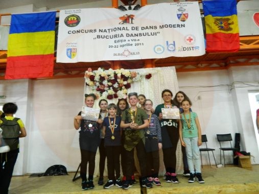 Palatul Copiilor a obținut 3 locuri I, la Concursul Național de Dans Modern ,,Bucuria Dansului”, de la Alba-Iulia