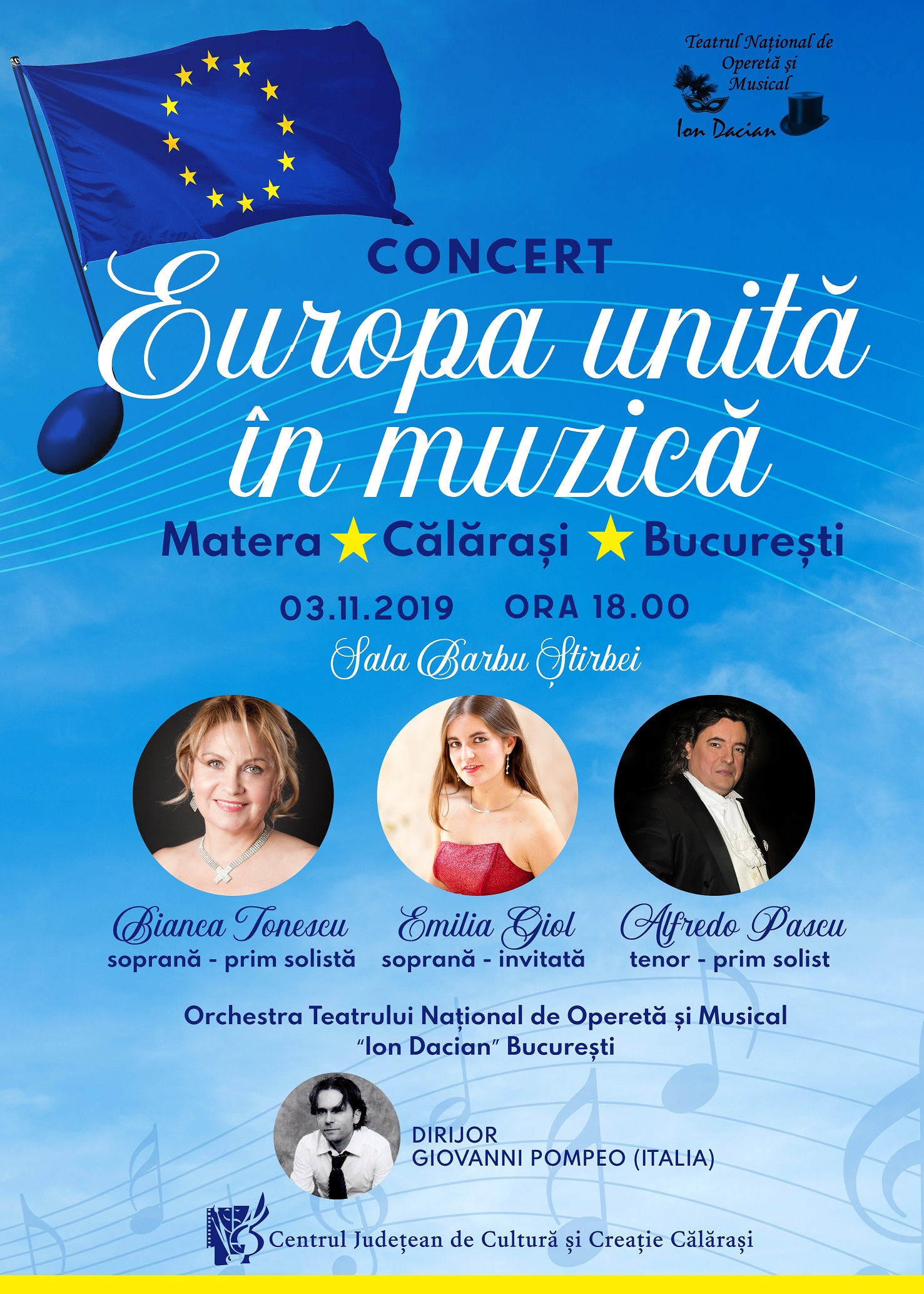 Concert – ”Europa  unită în muzică”
