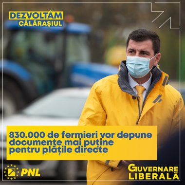 Emil Florian Dumitru, candidat PNL pentru Camera Deputaților: ,,830.000 de fermieri din România vor fi scutiți să mai alerge după hârtii”